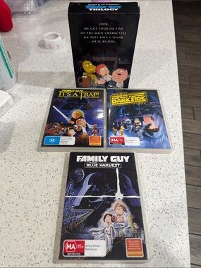 Set of 3 DVD’s Family Guy: Blue Harvest-Dark Side-It's a Trap (DVD, 2009)